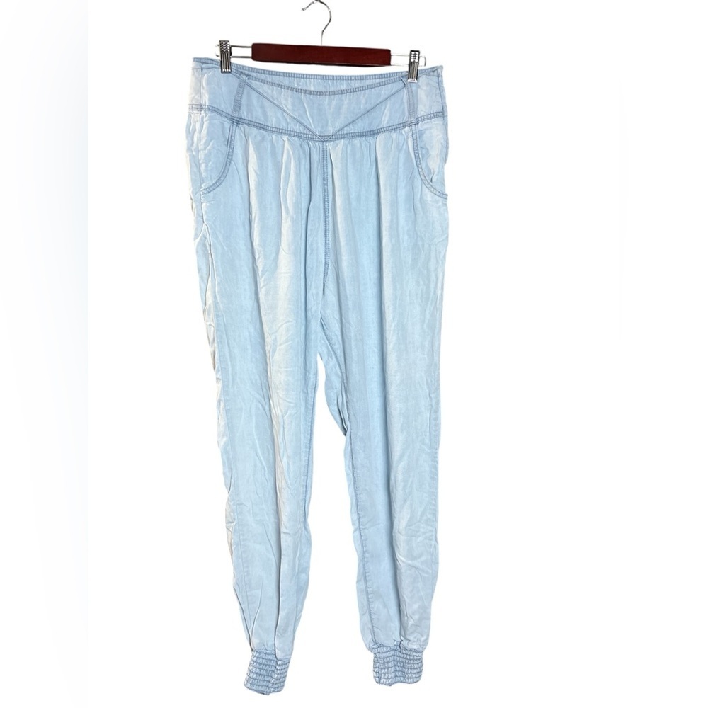 Harem chambray Joggers-pants light blue 8